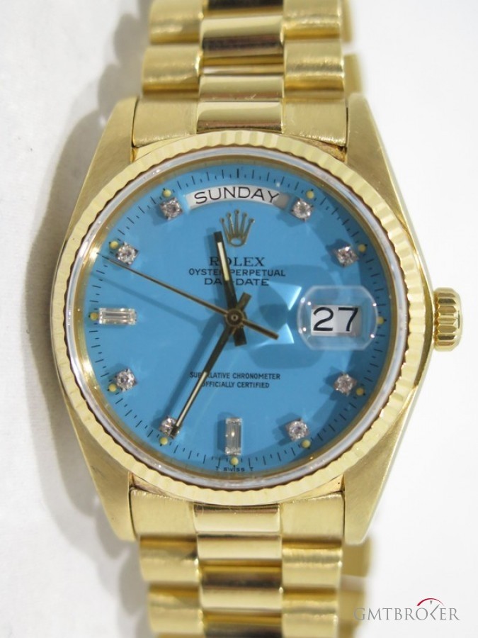 Rolex Day Date Stella Diamonds 18038 Or Jaune 18k Rare C, Фото 1 о Gmtbroker