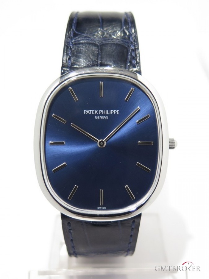 Patek Philippe Ellipse Platinium 5738 P 001 Platine Cadran Bleu, 照片 1 在  Gmtbroker