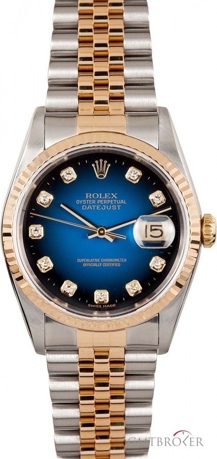 Rolex Datejust 16233 Blue Vignette 