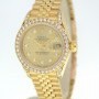 Rolex Datejust 69138 R 18k Yellow Gold Diamond Dial Beze