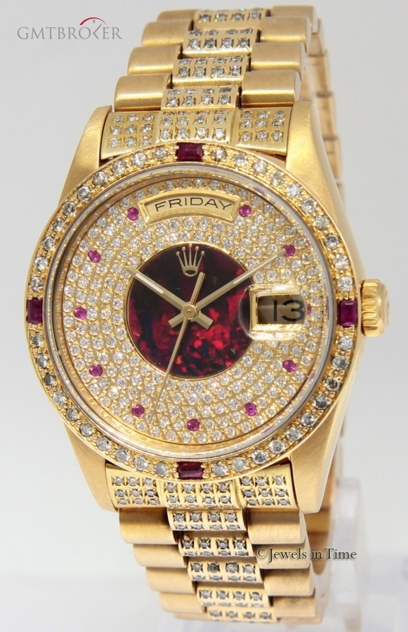 ruby and diamond rolex watch