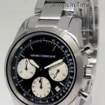 Girard Perregaux Steel Chronograph Mens Automatic Watch BoxPapers 4