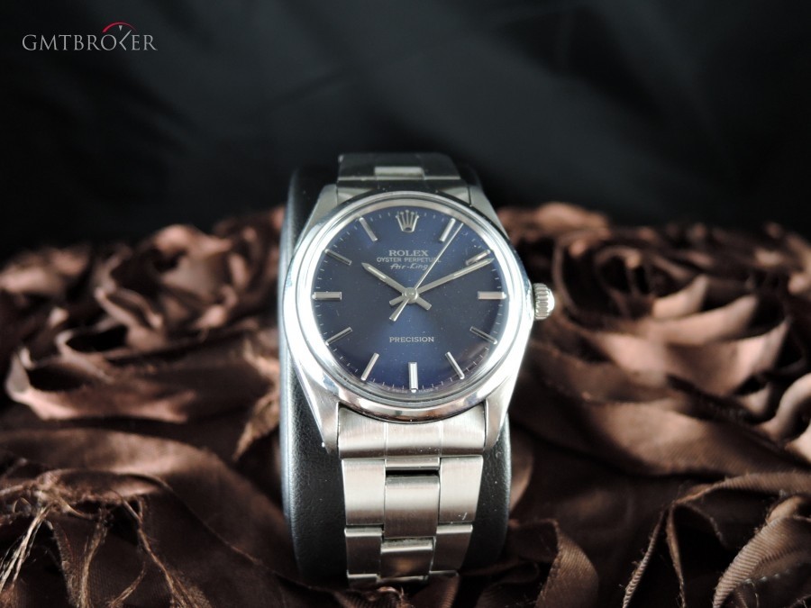 rolex air king 5500 blue dial