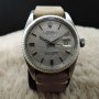 Rolex Datejust 1601 Ss Original Silver Tapestry Dial