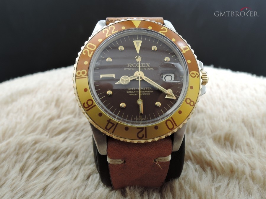 Rolex Gmt Master 2-tone 1675 Chocolate Nipple Dial, Фото 1 о Gmtbroker