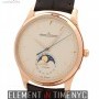 Jaeger-LeCoultre 18k Rose Gold Ultra Thin Moonphase Beige Dial 39mm
