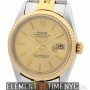 Rolex Steel  Gold 36mm Champagne Dial S Serial