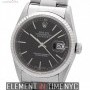 Rolex Stainless Steel 36mm Black Index Dial