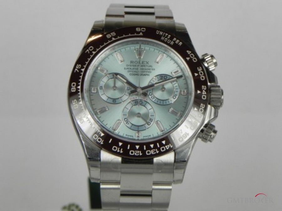 rolex daytona platinum baguette diamond