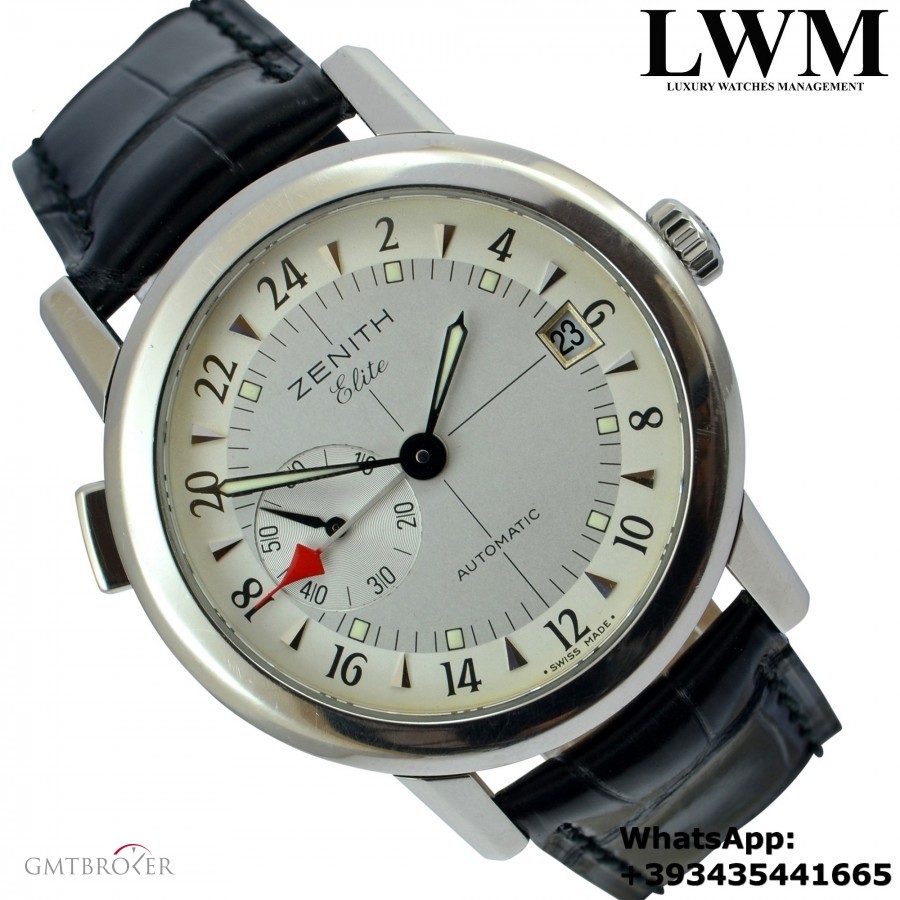 Zenith Elite Port Royal V Dual Time GMT Full Set, 照片 1 在 Gmtbroker